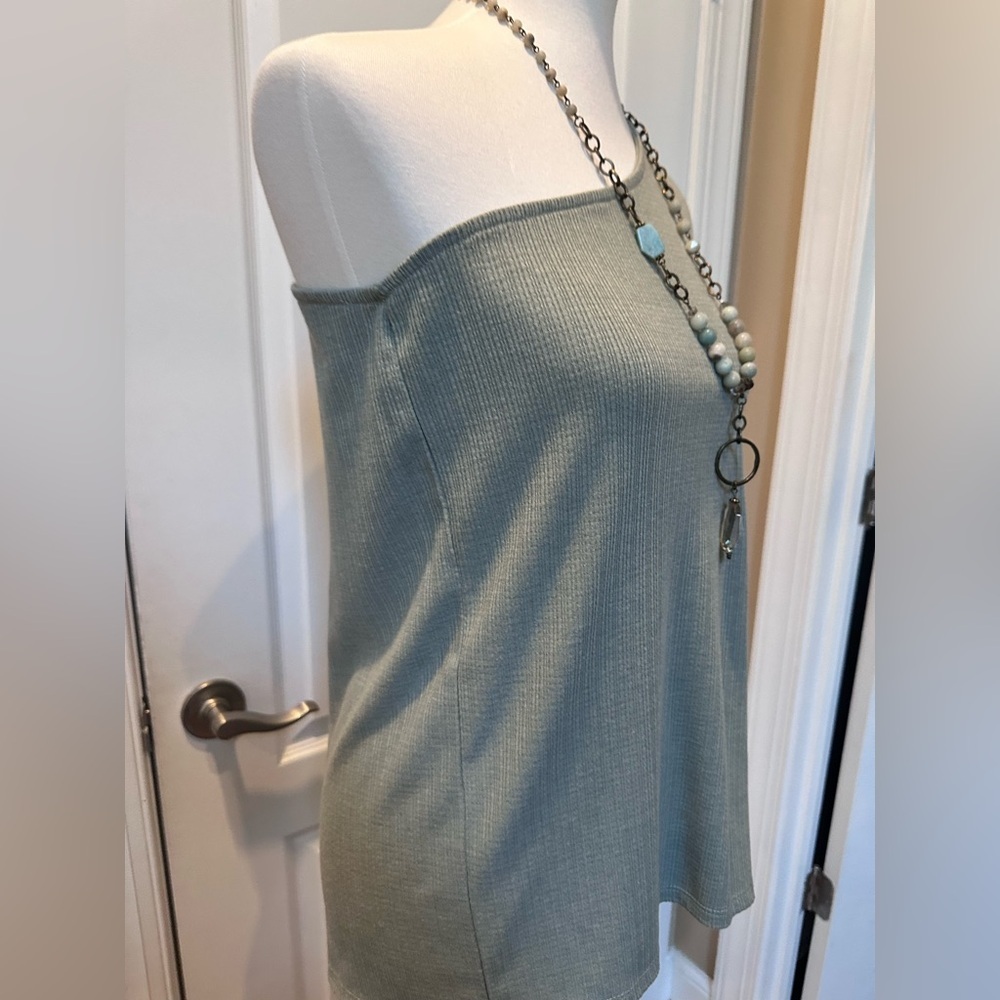 One-Shoulder Ribbed Top – Effortlessly Chic - Picture 4 of 6